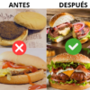 ANTES DESPUES Kit hamburguesero 3 en 1
