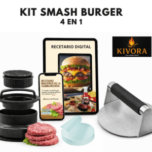 KIT SMASH BURGER 4 EN 1 - KIVORA